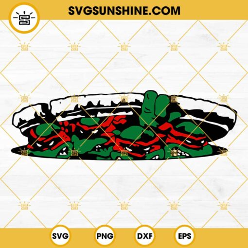 Teenage Mutant Ninja Turtles SVG PNG DXF EPS Cut Files For Cricut Silhouette