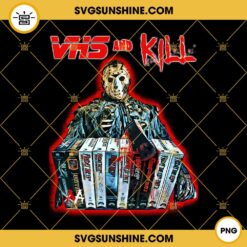 VHS And Kill Jason Voorhees PNG, Friday The 13th PNG, Horror Movie Halloween PNG