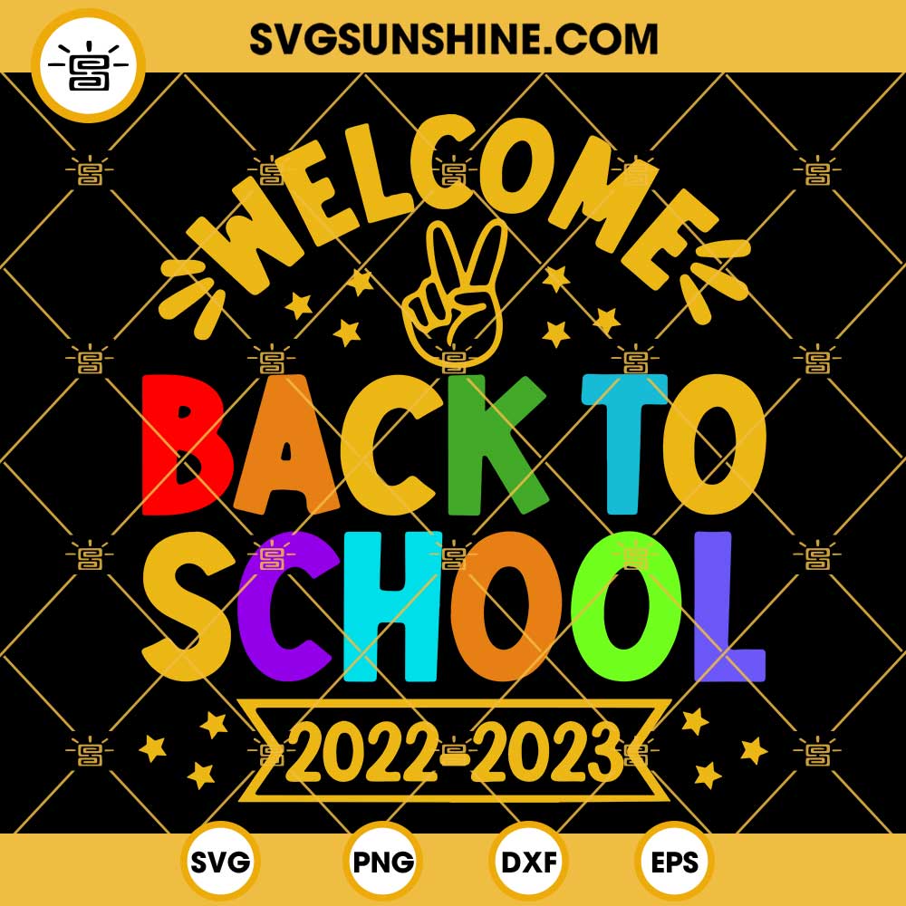Back To School 2022 2023 SVG, First Day Of School SVG, 1st Day