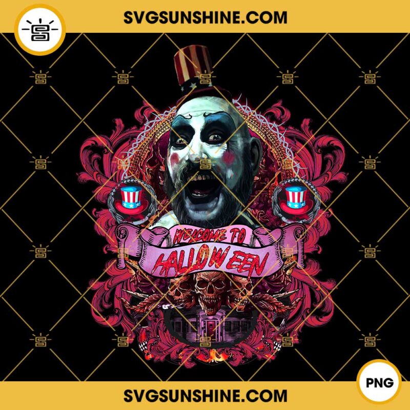 Captain Spaulding PNG, Welcome To Halloween PNG