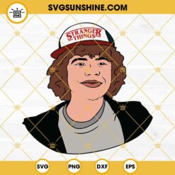 Dustin Henderson Stranger Things SVG PNG DXF EPS Cut Files For Cricut Silhouette