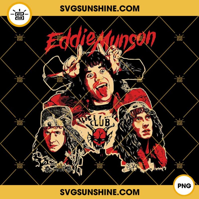 Eddie Munson Hellfire Club PNG Files