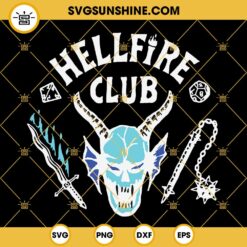 Hellfire Cub SVG, Stranger Things Season 4 SVG PNG DXF EPS Cricut