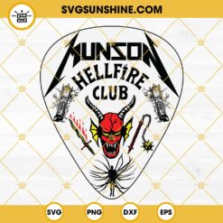 Hellfire Club SVG, Eddie Munson SVG, Stranger Things Season 4 SVG, Vecna SVG