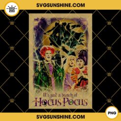 Hocus Pocus Art PNG, It's Just A Bunch Of Hocus Pocus PNG, The Sanderson Sisters PNG