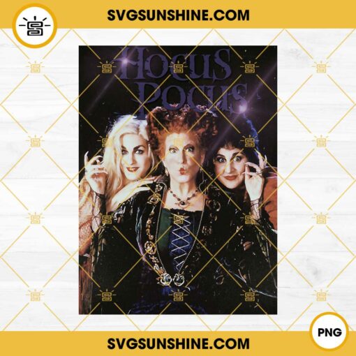 Hocus Pocus PNG, Halloween PNG, Sanderson Sisters PNG