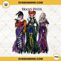 Hocus Pocus PNG, Happy Halloween PNG, Sanderson Sisters PNG Designs