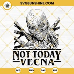 Not Today Vecna SVG, Stranger Things 4 SVG, Spotify Playlist SVG
