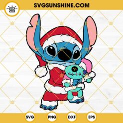 Stitch And Scrump Christmas SVG PNG DXF EPS Cut Files For Cricut Silhouette