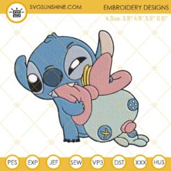 Stitch And Scrump Embroidery Designs, Baby Stitch Embroidery Design File