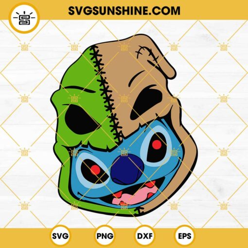 Stitch Oogie Boogie Head SVG, Oogie Boogie SVG, Stitch Halloween SVG