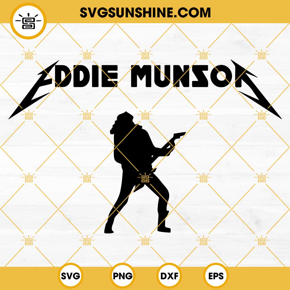 Eddie Munson Stranger Things 4 Svg, Hellfire Club Svg, Munson Svg