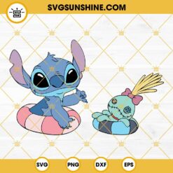 Summertime Pool Party Stitch And Scrump SVG PNG DXF EPS Cricut