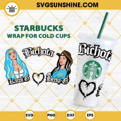 Ghostface Scream Starbucks Cup Full Wrap SVG, Scary Movie Starbucks Cold Cup SVG