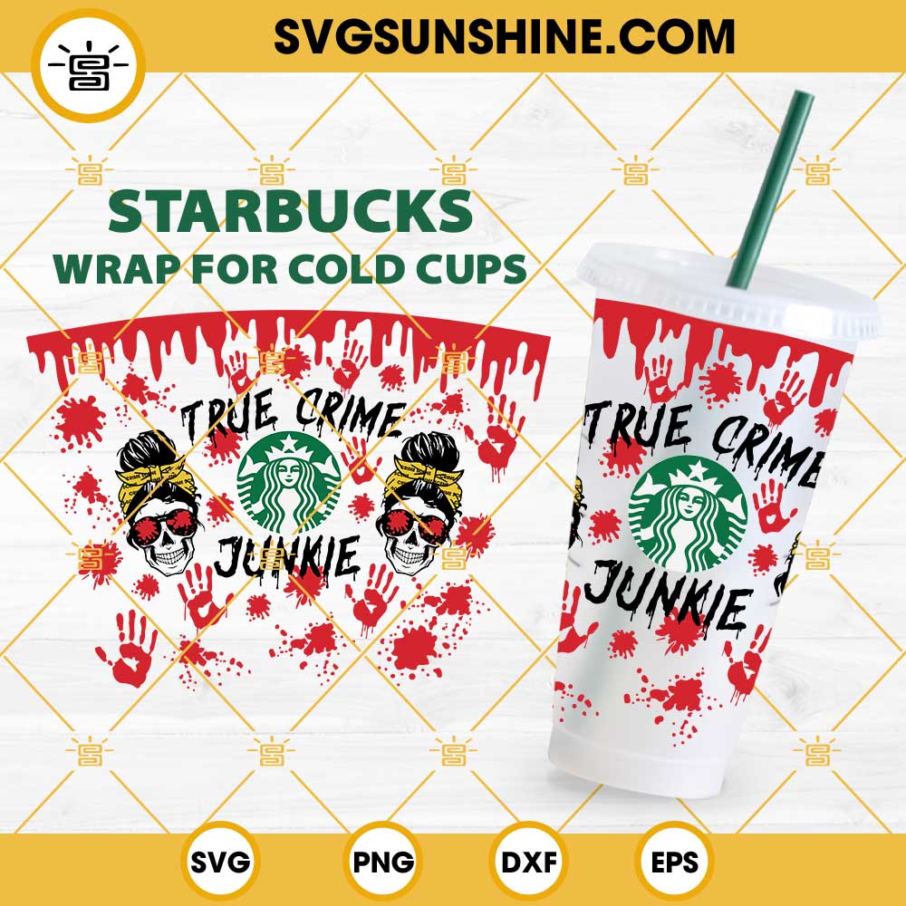 True Crime Junkie Cold Cup Wrap