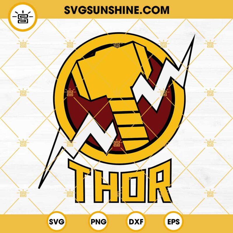 Thor Logo SVG, Thor Hammer SVG, Thor Love And Thunder SVG
