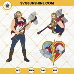 Thor Love And Thunder Poster PNG, Thor Love And Thunder PNG Vector Clipart
