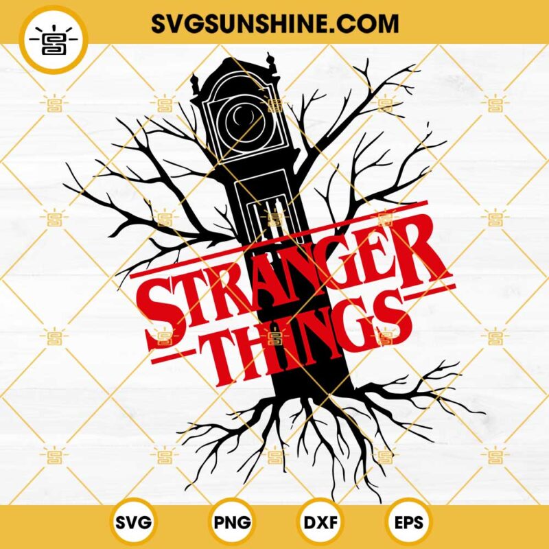 Stranger Things Vecna Clock SVG PNG DXF EPS Cricut