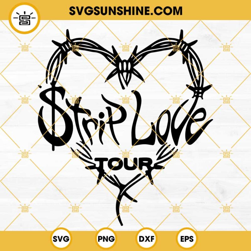 Karol G Strip Love Tour SVG, Karol G Las Bichotas No lloran Mamiii SVG Clipart For Tshirt
