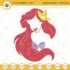 Ariel The Little Mermaid Embroidery Designs