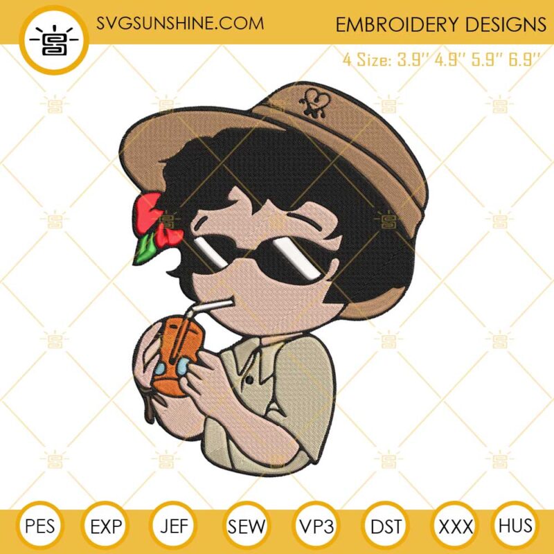 Baby Benito Bad Bunny Embroidery Designs