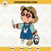 Baby Benito Chucky SVG, Bad Bunny Halloween Ghostface SVG PNG DXF EPS Cut Files