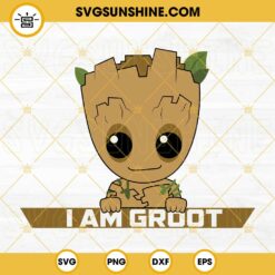 Baby Groot SVG, I Am Groot SVG, Marvel SVG