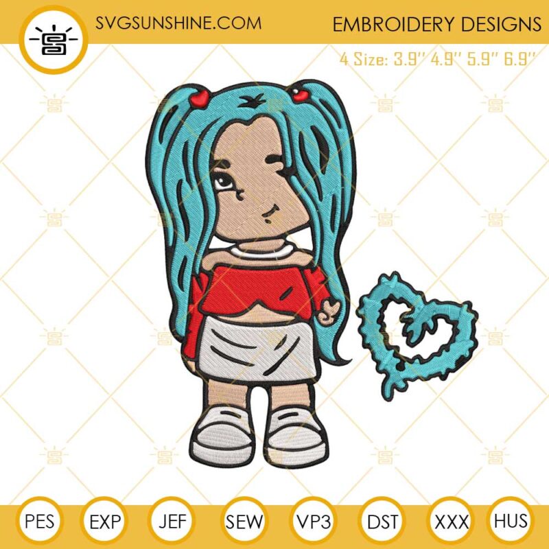 Baby Karol G Embroidery Designs Files