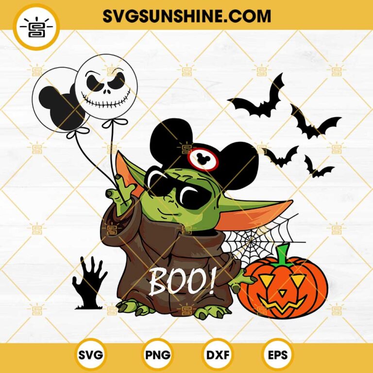 Baby Yoda Halloween SVG, Star Wars Halloween SVG, Baby Yoda Jack