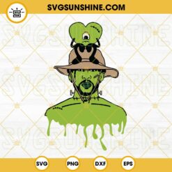 Bad Bunny Frankenstein Monster SVG, Bad Bunny Halloween SVG PNG DXF EPS Cut Files