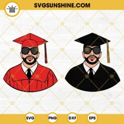 Bad Bunny Graduation SVG Bundle, Bad Bunny Senior Class Of SVG, Bad Bunny School SVG