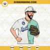 Bad Bunny Los Angeles Dodgers SVG, Bad Bunny Baseball SVG