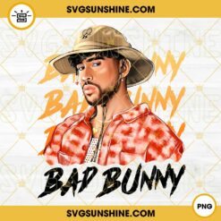Bad Bunny PNG, Un Verano Sin Ti Bad Bunny PNG Vector Clipart Instant Download