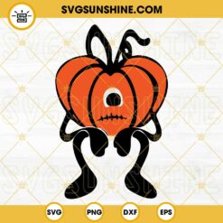 Bad Bunny Sad Heart Pumpkin Halloween SVG PNG DXF EPS Cut Files For Cricut Silhouette