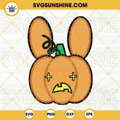 Bad Bunny Heart Un Verano Sin ti Halloween SVG PNG DXF EPS Bundle 2 Designs Cricut Silhouette Vector Clipart