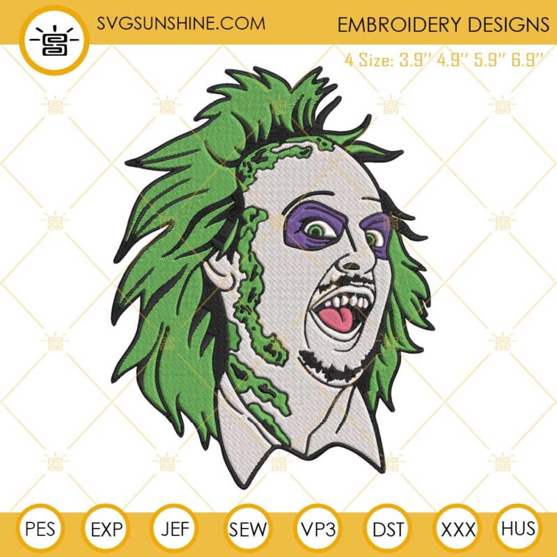 Beetlejuice Machine Embroidery Designs
