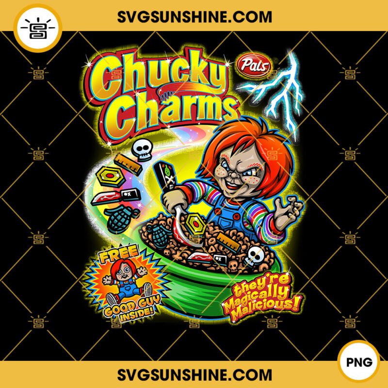 Chucky Charms PNG, Chucky Movies PNG, Halloween Movies PNG