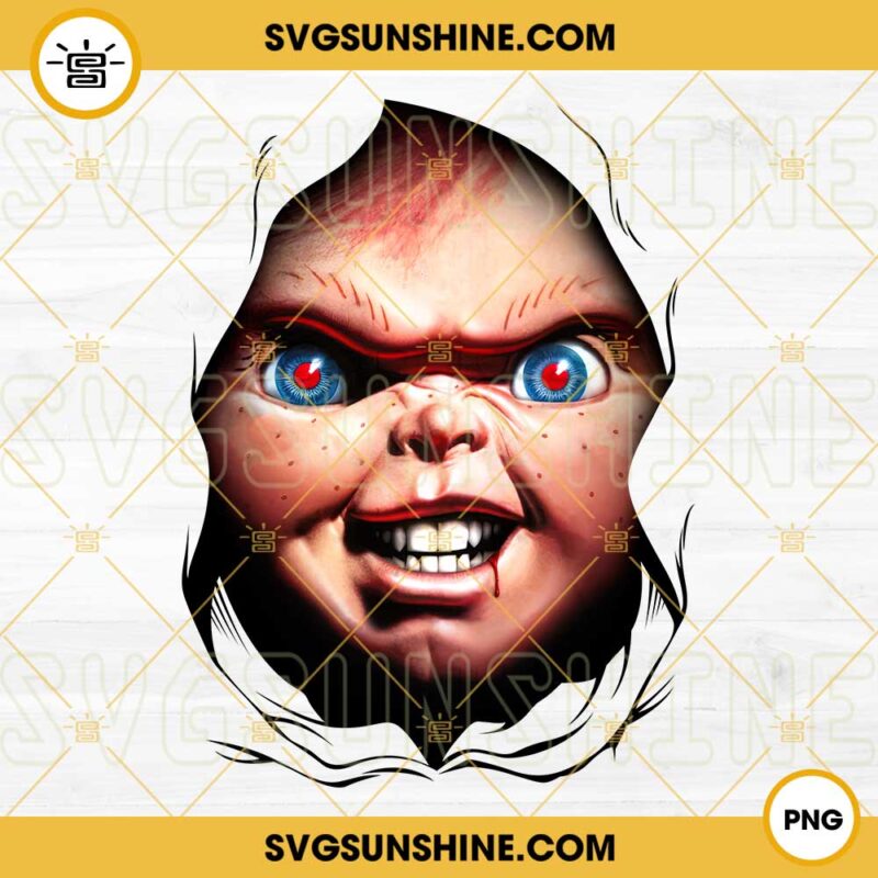 Chucky Face PNG, Chucky Horror Movie PNG, Halloween PNG