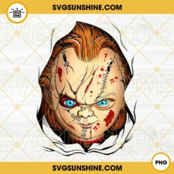 Chucky PNG, Chucky Horror Movie Halloween PNG Vector Clipart Instant Download
