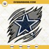 Dallas Cowboys Ripped Claw SVG, Dallas Cowboys SVG, Cowboys SVG PNG DXF EPS Cut Files For Cricut Silhouette