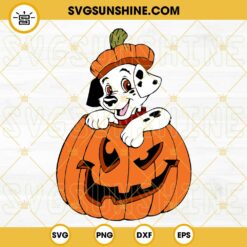 Dalmatian Pumpkin Halloween SVG, Dog Halloween SVG