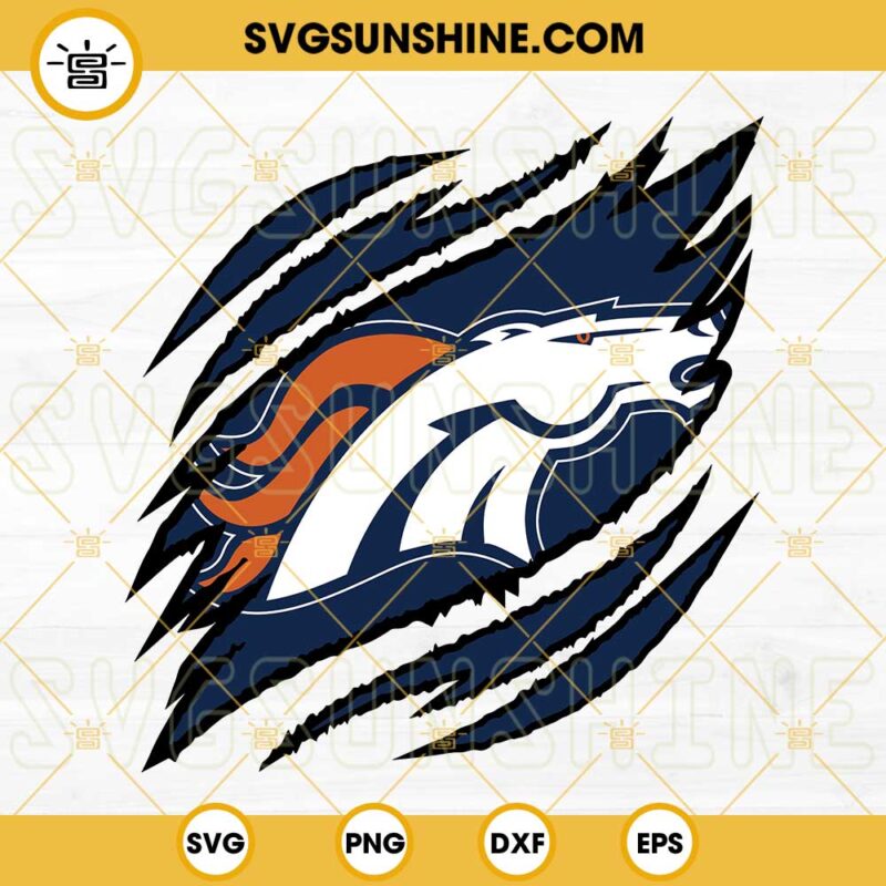 Denver Broncos SVG PNG DXF EPS Cricut