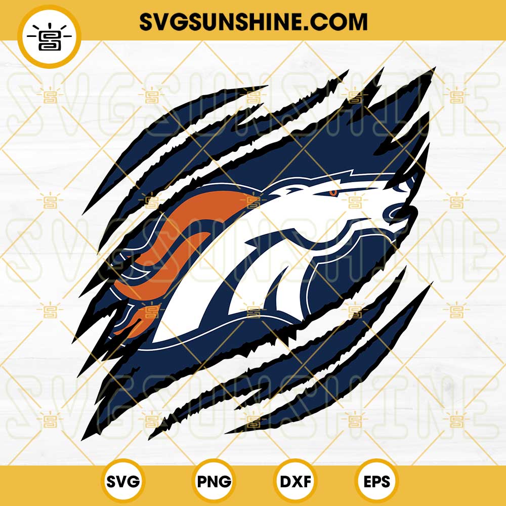 Ripped Denver Broncos Logo Svg | Denver Broncos Logo Svg | Ripped Denver  Broncos Logo Svg Cut files | JPG, PNG, SVG, CDR, AI, PDF, EPS, DXF Format