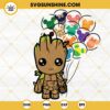 Disney BABY GROOT SVG, I'm Groot SVG, Baby Groot Mickey Balloon SVG PNG DXF EPS Cricut