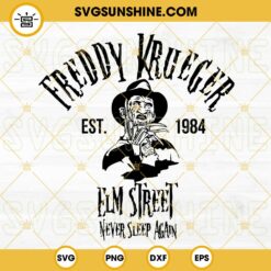 Freddy Krueger Est 1984 SVG, Elm Street SVG, Freddy Krueger SVG, Halloween SVG, Horror Character SVG