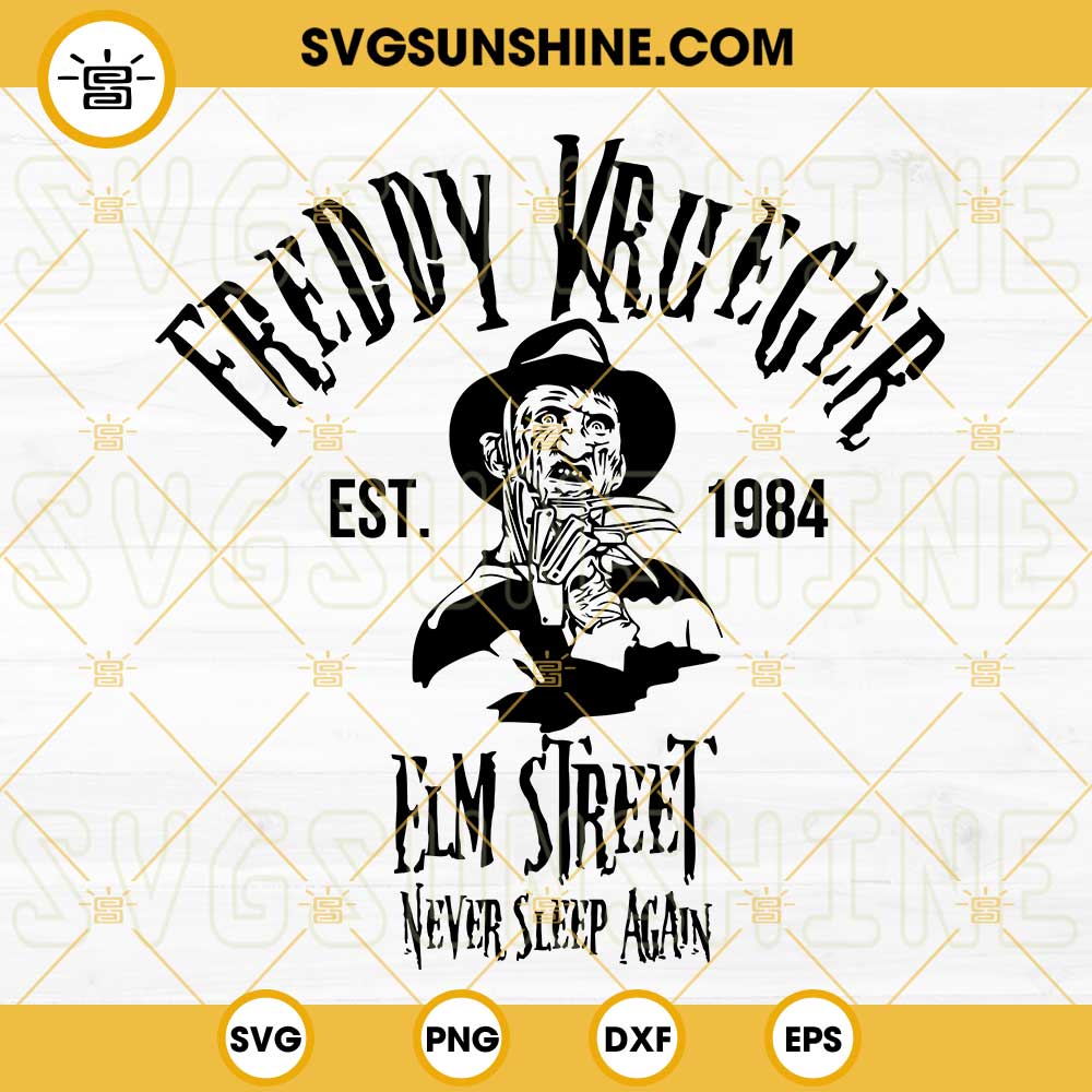 Freddy Krueger Est 1984 SVG, Elm Street SVG, Freddy Krueger SVG