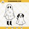 Ghost Girl And Ghost Dog SVG, Halloween SVG, Hot Ghoul SVG, Spooky Season SVG, Ghost SVG