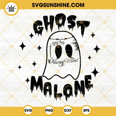 Ghost Malone SVG, Funny Ghost SVG, Halloween Cute Ghost SVG PNG DXF EPS ...