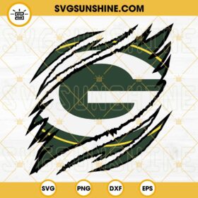 Green Bay Packers Ripped Claw SVG, Green Bay Packers SVG, Packers SVG