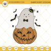 Halloween Ghost Pumpkin Machine Embroidery Designs